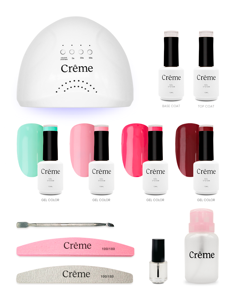 PERSONAL KIT | Kit Ideal Uñas Gel Todo en Uno | 12 Piezas