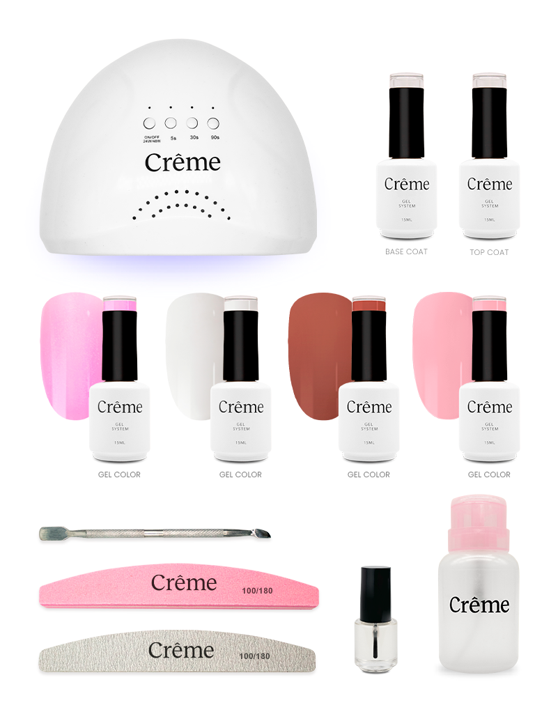 PERSONAL KIT | Kit Ideal Uñas Gel Todo en Uno | 12 Piezas