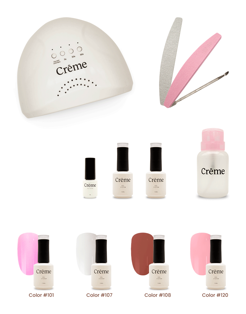 PERSONAL KIT | Kit Ideal Uñas Gel Todo en Uno | 12 Piezas