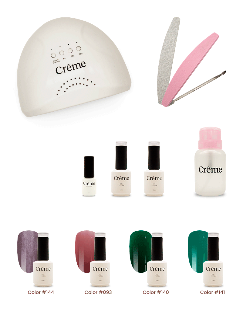PERSONAL KIT | Kit Ideal Uñas Gel Todo en Uno | 12 Piezas