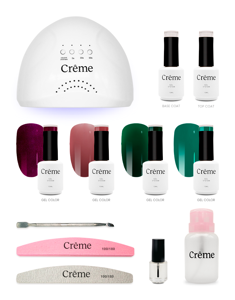 PERSONAL KIT | Kit Ideal Uñas Gel Todo en Uno | 12 Piezas