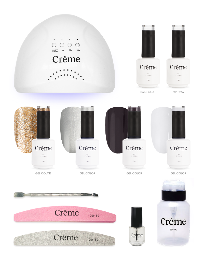 KIT PERSONAL | Kit Ideal Uñas Gel Todo en Uno | 12 Piezas