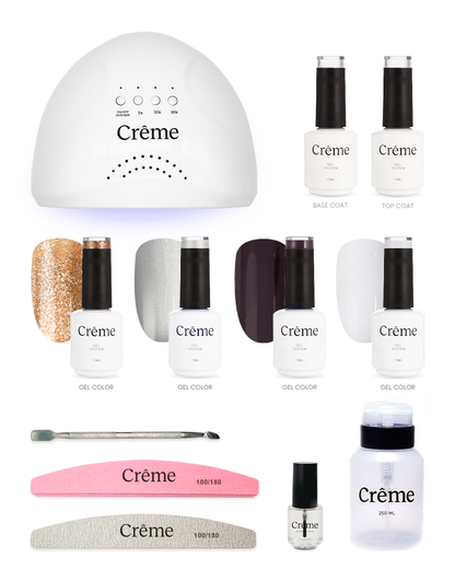 KIT PERSONAL | Kit Ideal Uñas Gel Todo en Uno | 12 Piezas