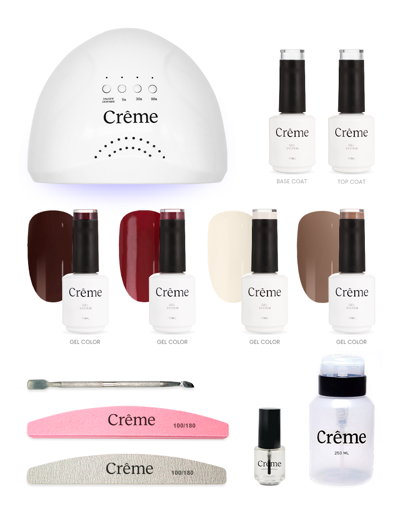 PERSONAL KIT | Kit Ideal Uñas Gel Todo en Uno | 12 Piezas