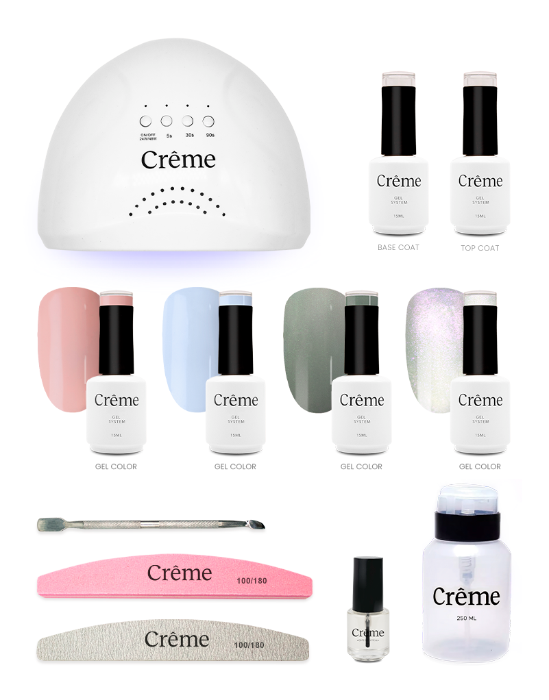 PERSONAL KIT | Kit Ideal Uñas Gel Todo en Uno | 12 Piezas