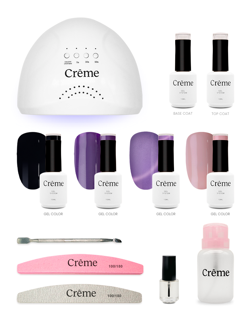 PERSONAL KIT | Kit Ideal Uñas Gel Todo en Uno | 12 Piezas
