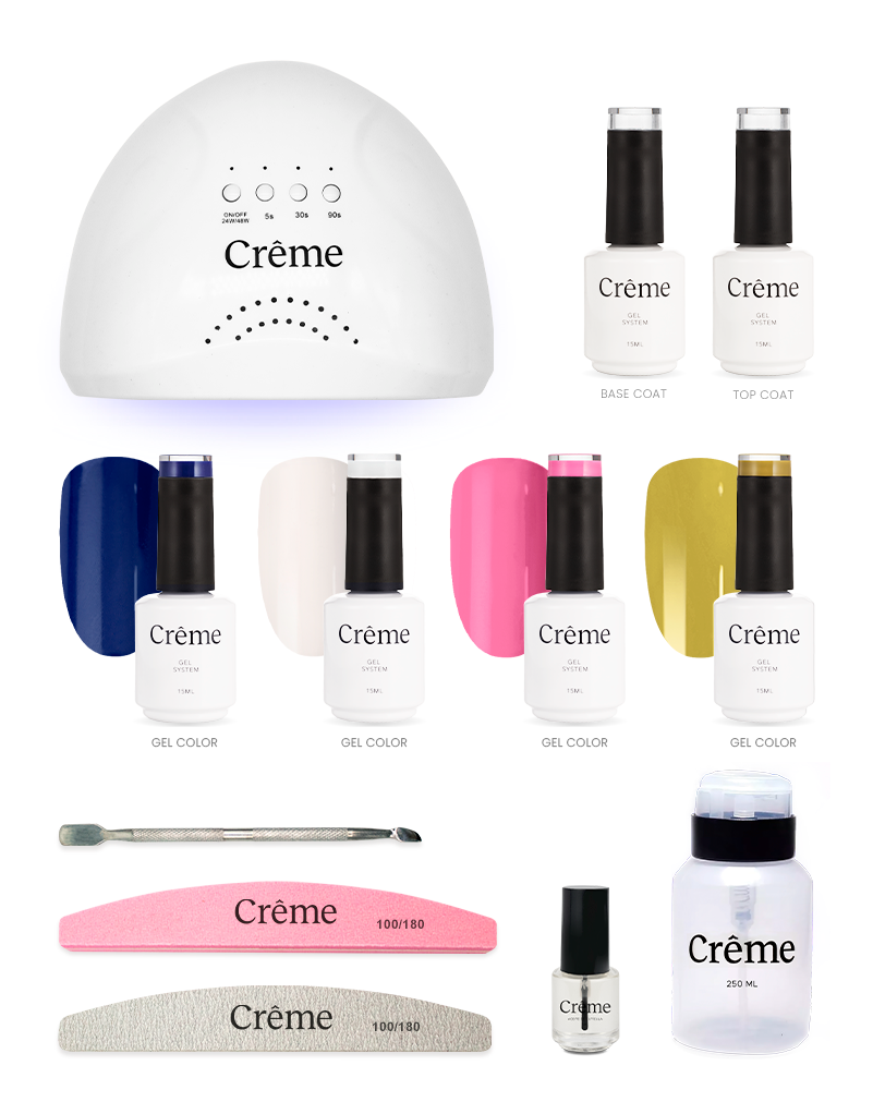 PERSONAL KIT | Kit Ideal Uñas Gel Todo en Uno | 12 Piezas