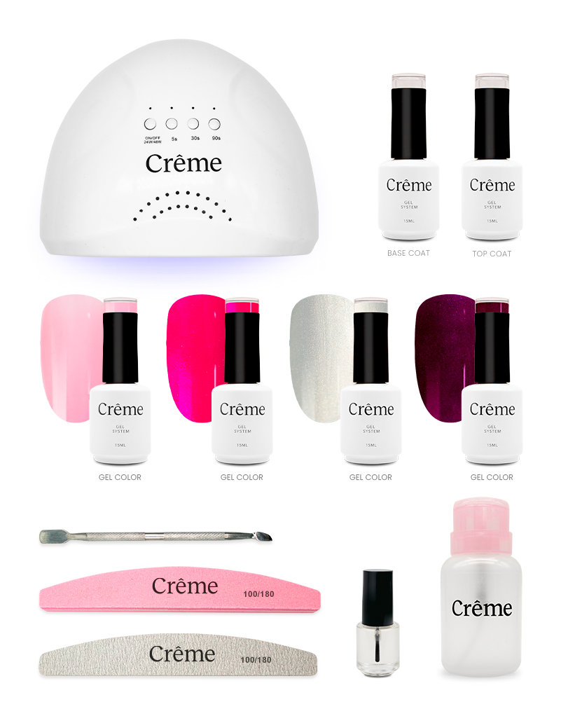 PERSONAL KIT | Kit Ideal Uñas Gel Todo en Uno | 12 Piezas