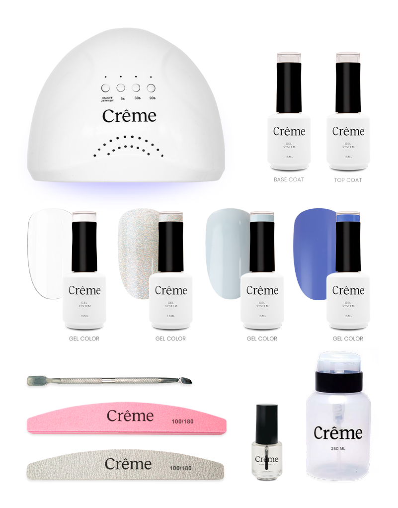 PERSONAL KIT | Kit Ideal Uñas Gel Todo en Uno | 12 Piezas