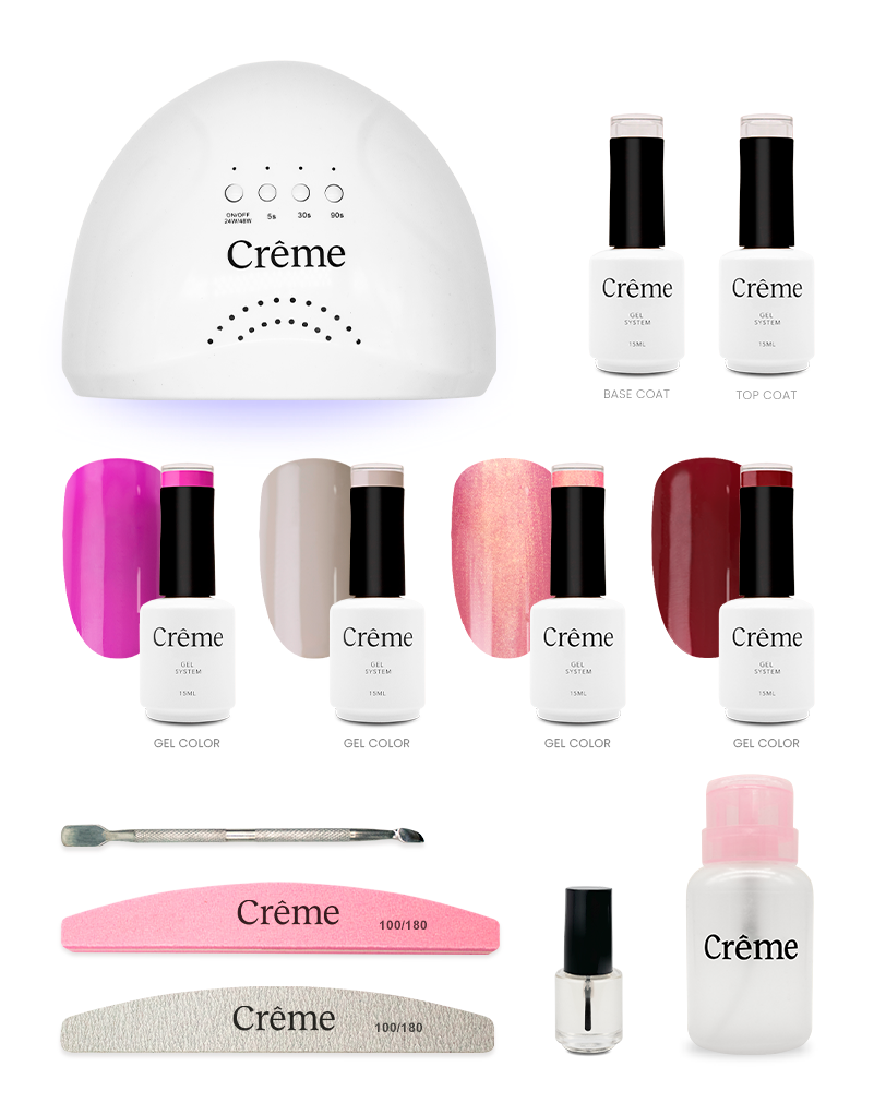 PERSONAL KIT | Kit Ideal Uñas Gel Todo en Uno | 12 Piezas