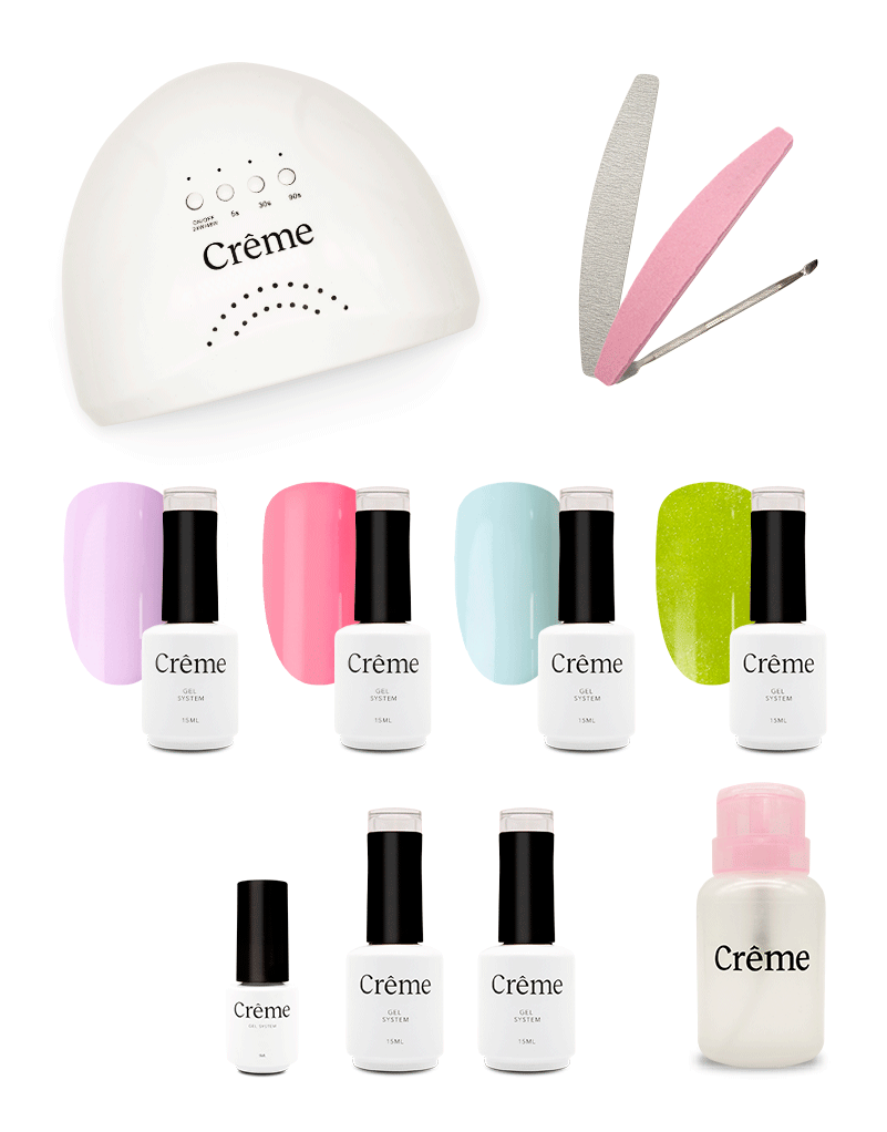 PERSONAL KIT | Kit Ideal Uñas Gel Todo en Uno | 12 Piezas