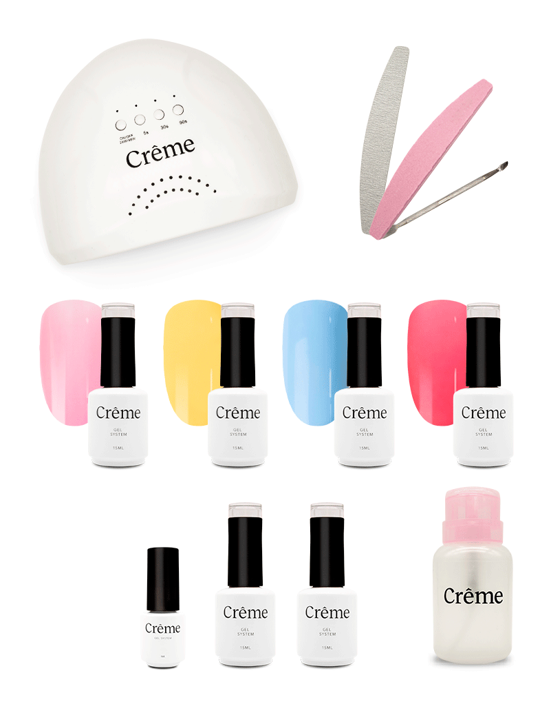 PERSONAL KIT | Kit Ideal Uñas Gel Todo en Uno | 12 Piezas