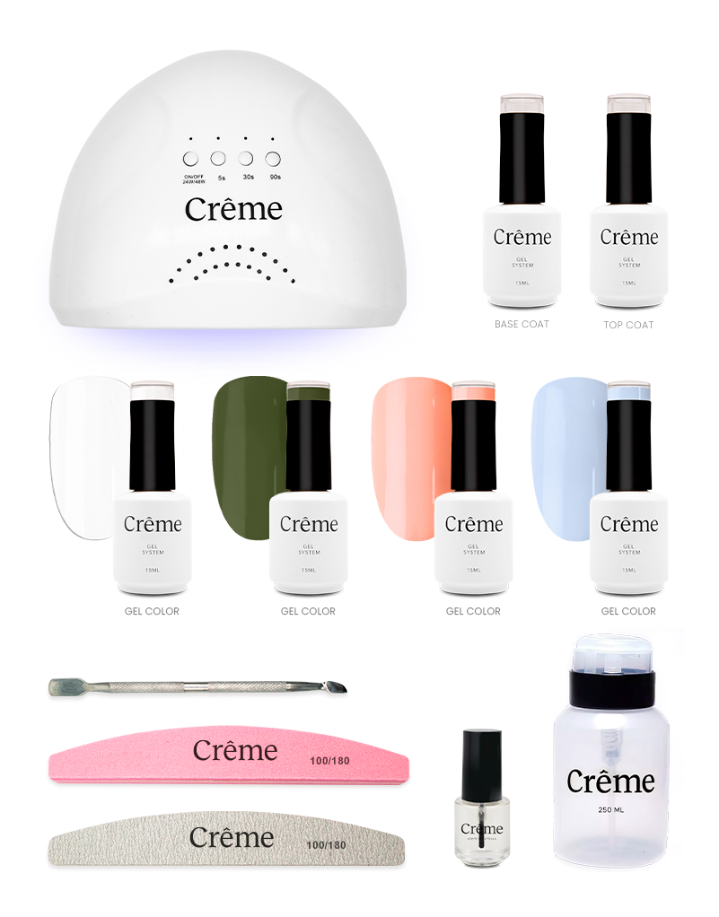 PERSONAL KIT | Kit Ideal Uñas Gel Todo en Uno | 12 Piezas