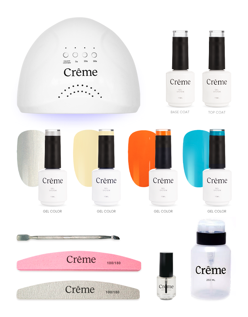 PERSONAL KIT | Kit Ideal Uñas Gel Todo en Uno | 12 Piezas