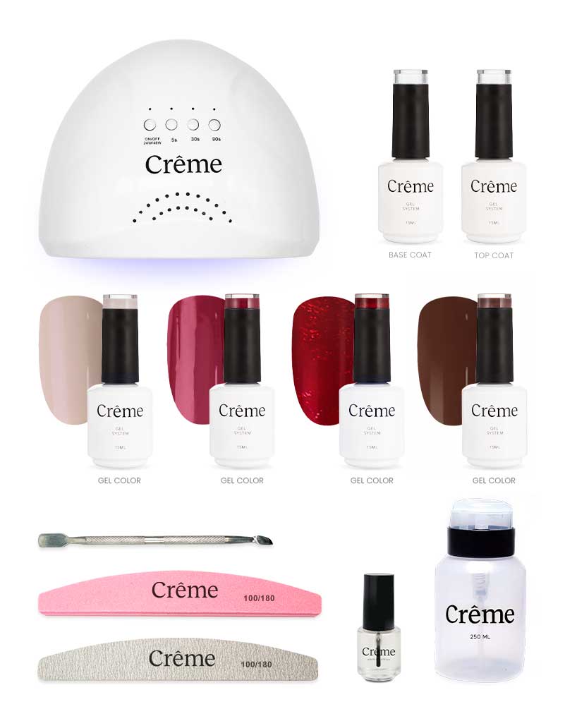 KIT PERSONAL | Kit Ideal Uñas Gel Todo en Uno | 12 Piezas