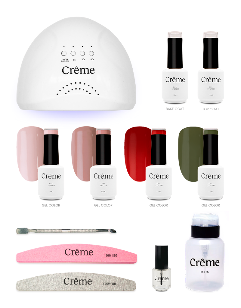 PERSONAL KIT | Kit Ideal Uñas Gel Todo en Uno | 12 Piezas