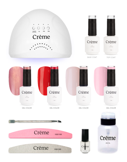 KIT PERSONAL | Kit Ideal Uñas Gel Todo en Uno | 12 Piezas