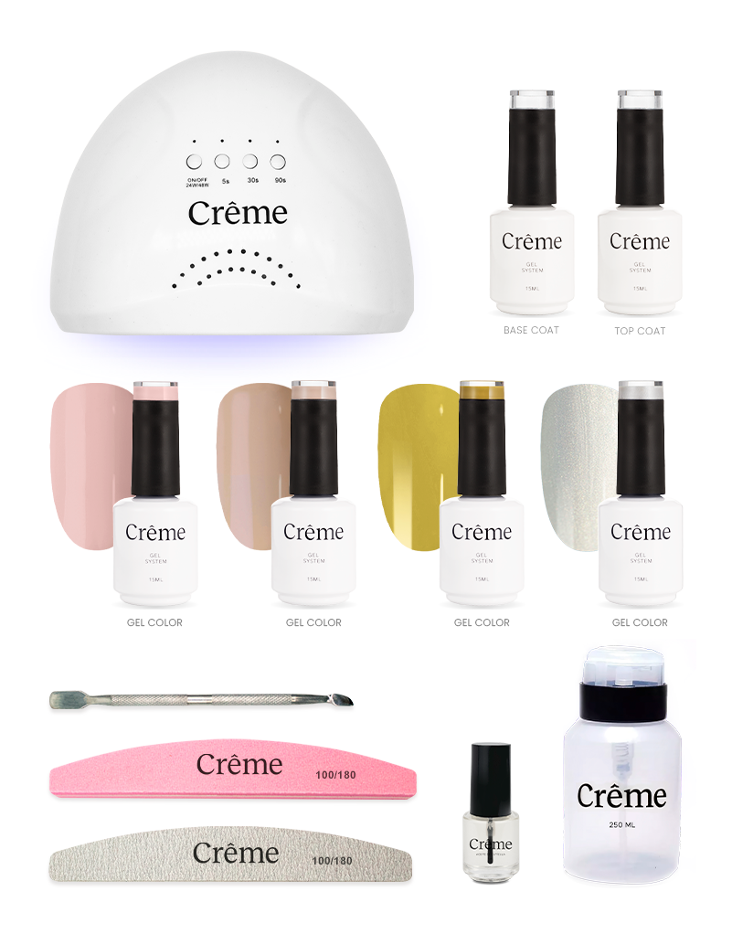 KIT PERSONAL | Kit Ideal Uñas Gel Todo en Uno | 12 Piezas