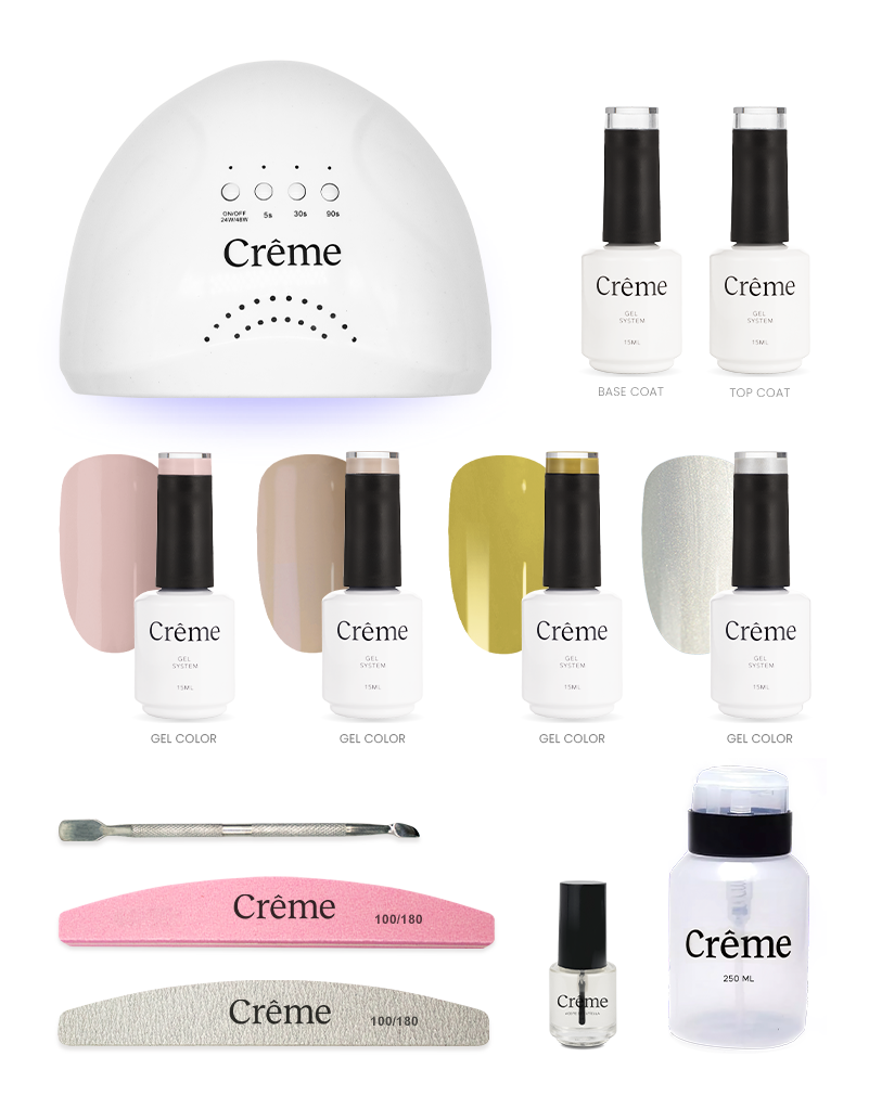 KIT PERSONAL | Kit Ideal Uñas Gel Todo en Uno | 12 Piezas