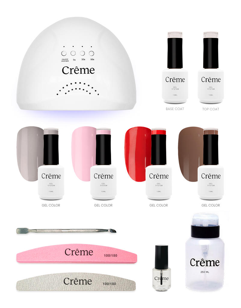 PERSONAL KIT | Kit Ideal Uñas Gel Todo en Uno | 12 Piezas