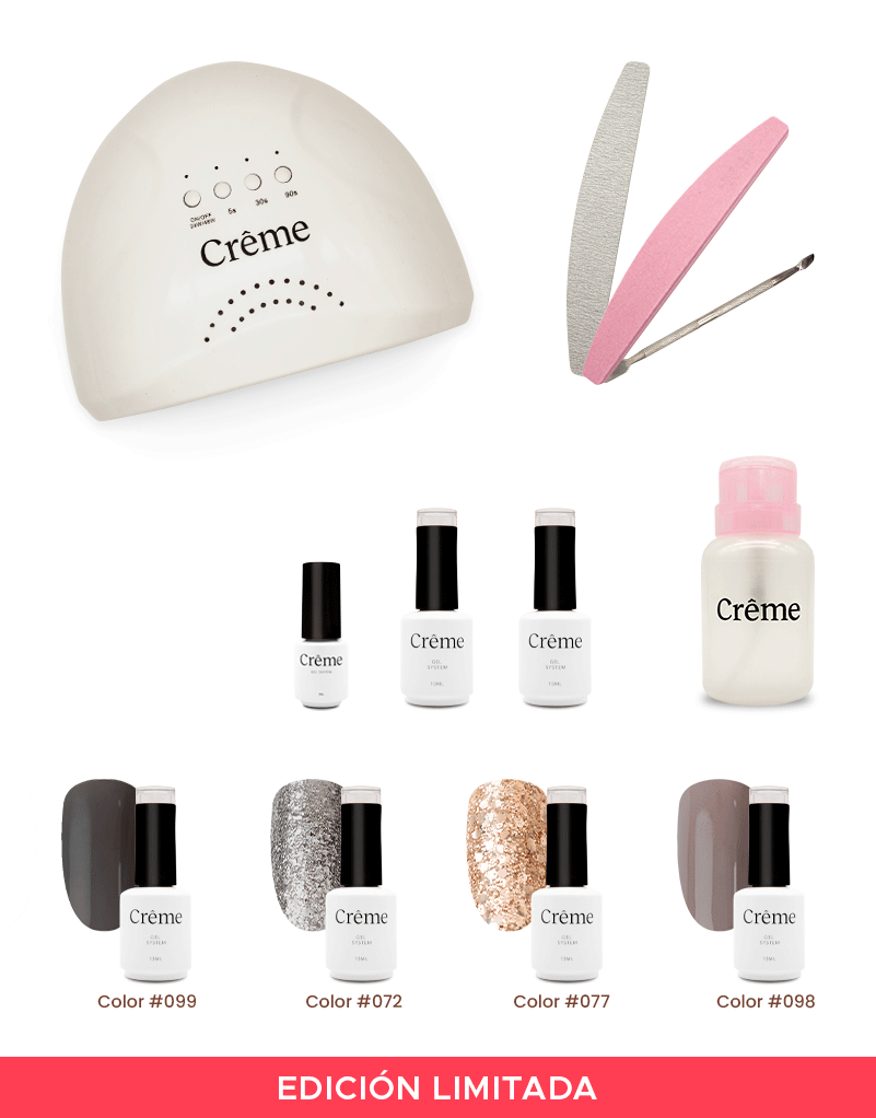 PERSONAL KIT | Kit Ideal Uñas Gel Todo en Uno | 12 Piezas